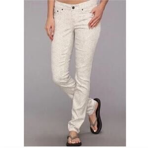 PrAna Organic Cotton Stone Diamond‎ Print Skinny Kara Jeans